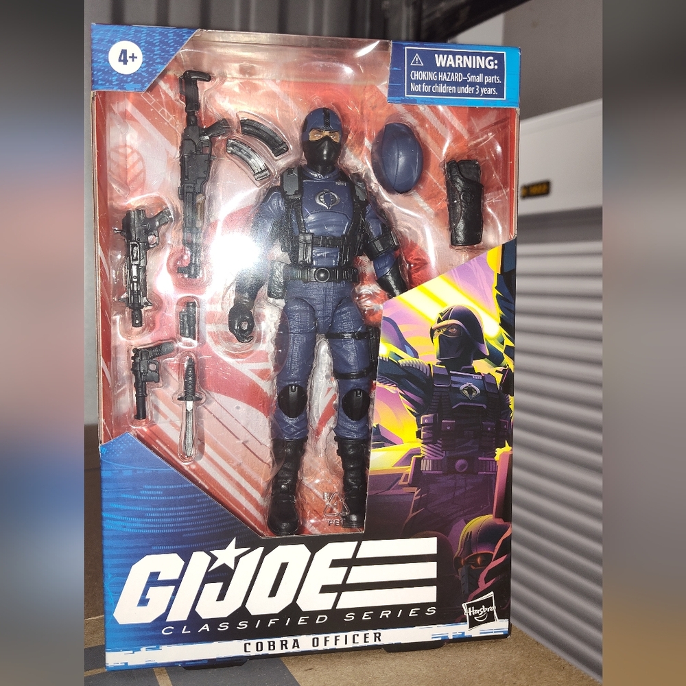G.I Joe Classified Cobra Officer Figure.